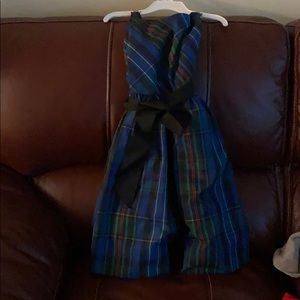 Polo girls fit and flare dress